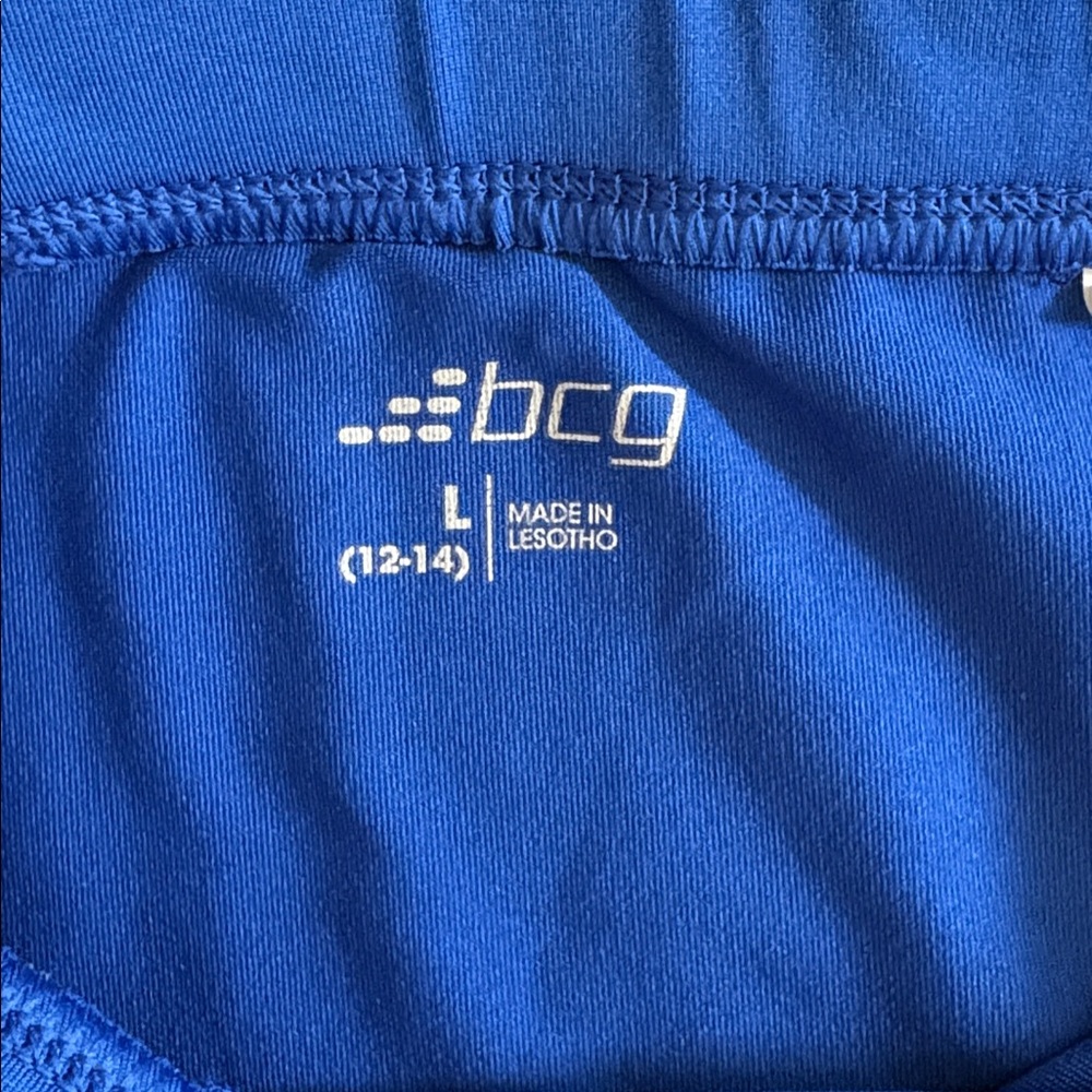 bcg royal blue bloomer shorts - L 12/14 - Picture 2 of 2